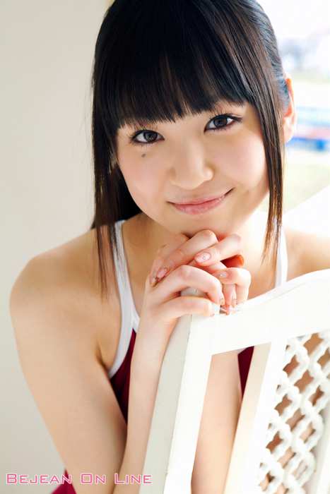 Bejean On Line Photo套图ID1047 201206 School Girls - Saki Funaoka性感红色连体泳装