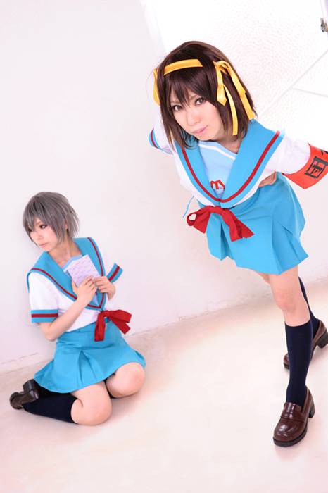 [Cosplay]ID0161 2013.05.23 Haruhi Suzumiya no Yuutsu - Haruhi and Yuki Nagato [586P228M