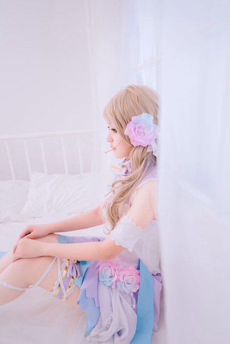 [国内Cosplay]ID0016 [CosPlay] 2015.08 No.116 狐玖-Iris Love live南小鸟白色情人