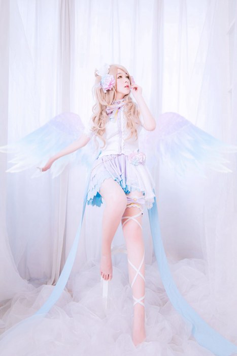 [国内Cosplay]ID0016 [CosPlay] 2015.08 No.116 狐玖-Iris Love live南小鸟白色情人