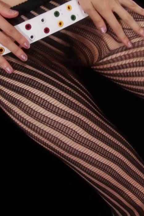 [legsjapan视频完美版]ID0068 2014.01.22 High Heels And Striped Pantyhose{Mizuki}--性