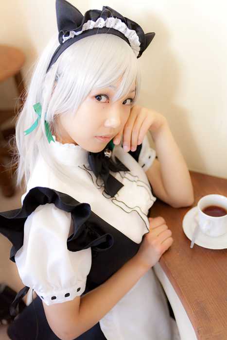 [Lenfriend下限少女]ID0001 2012.06.12 C77 cosplay女佣扮相美女套图 Sakuya Iza