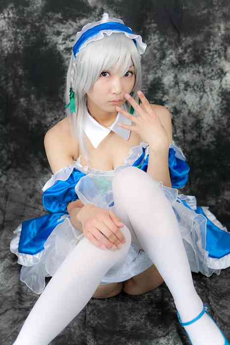 [Lenfriend下限少女]ID0002 2012.06.12 C77 cosplay扮相美女套图 Sakuya Izayoi (3